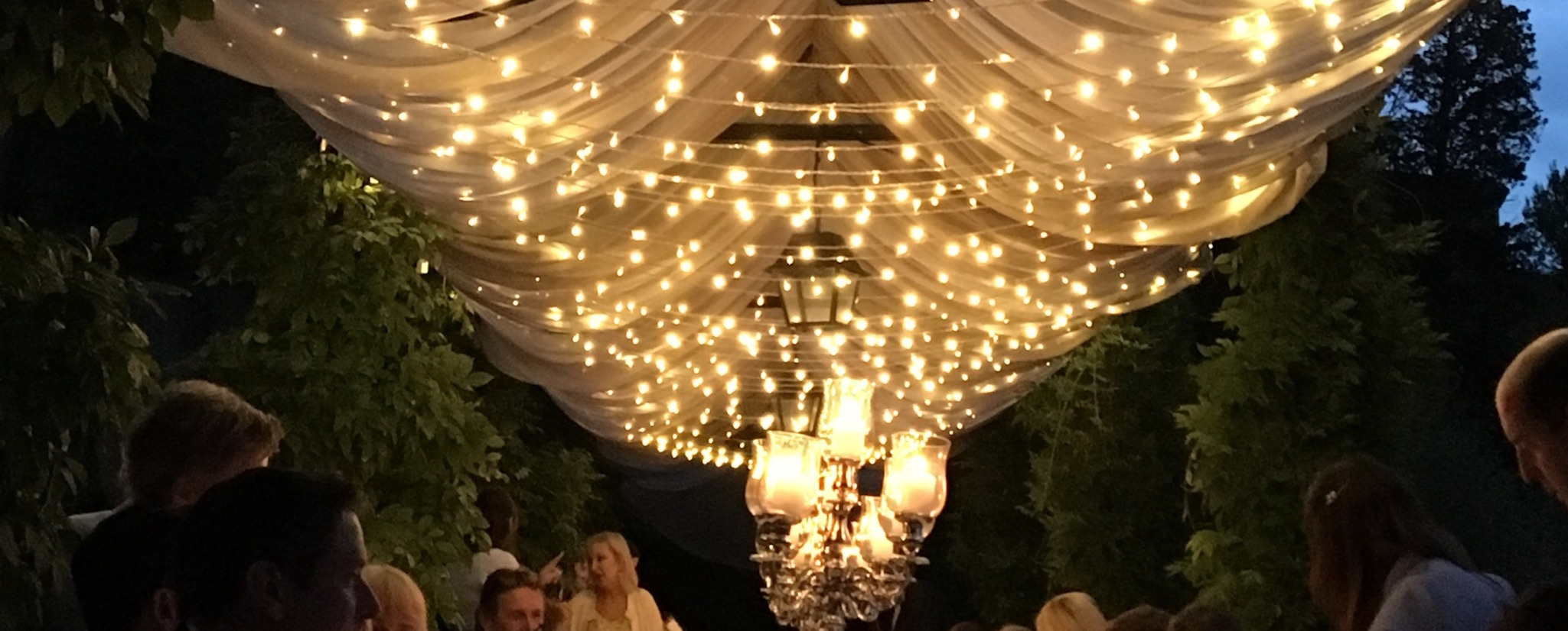 Light up a Dream Light enhancement with Fairylights for a destination wedding in Tuscany