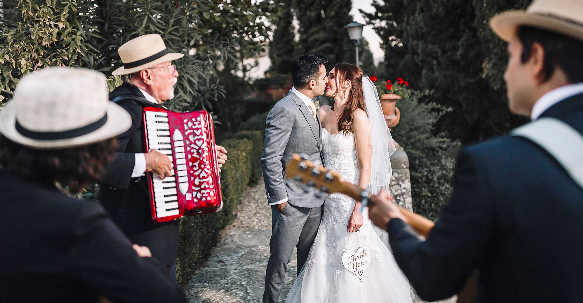 Folk Trio for a wedding in a tuscan castle
